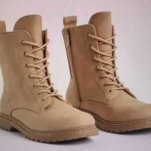 Torrid Tan Combat & Moto Boots